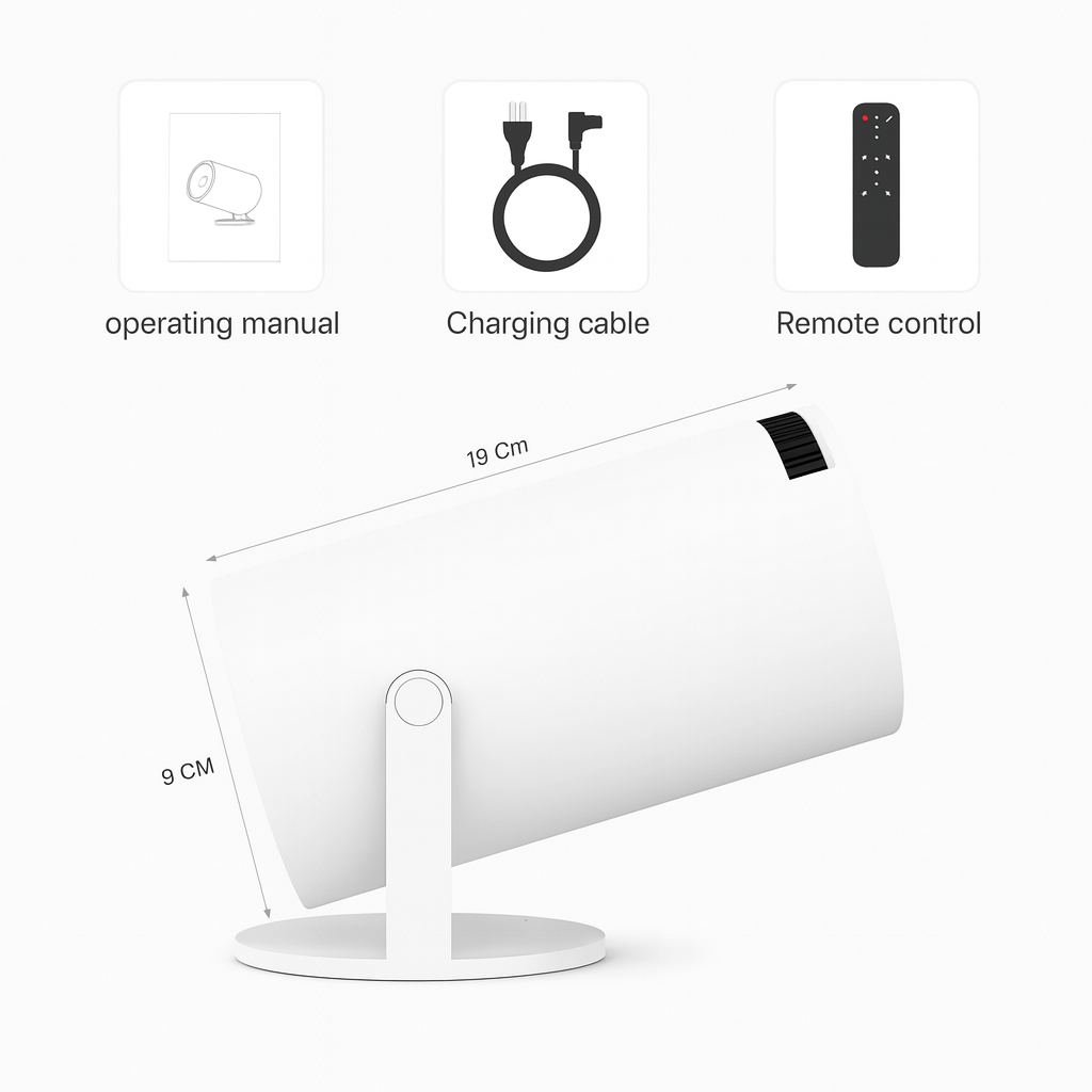 Mini Projector with Wifi and Bluetooth