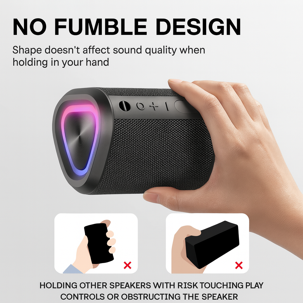 HD Sound, Waterproof Design, and 24H Playtime